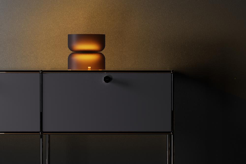 Pablo Designs Totem Table Mini Etched White