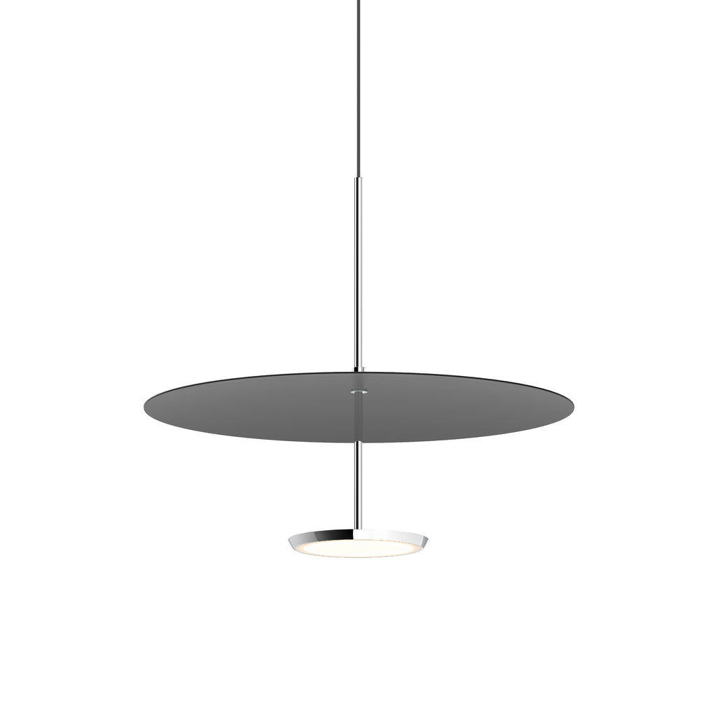 Pablo Designs Sky Dome Metal Polished Aluminum + White