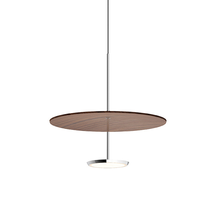 Pablo Designs Sky Dome Wood Polished Aluminum + White Oak