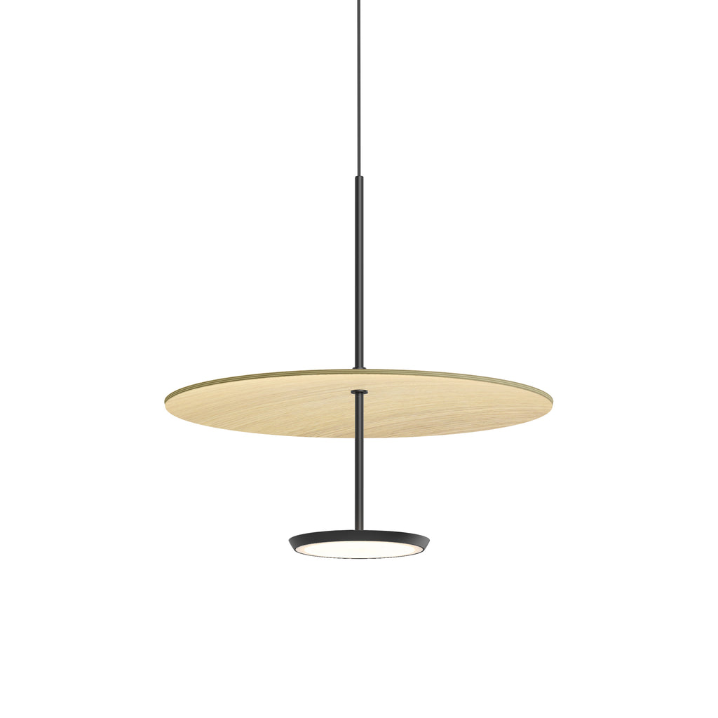 Pablo Designs Sky Dome Wood Polished Aluminum + White Oak