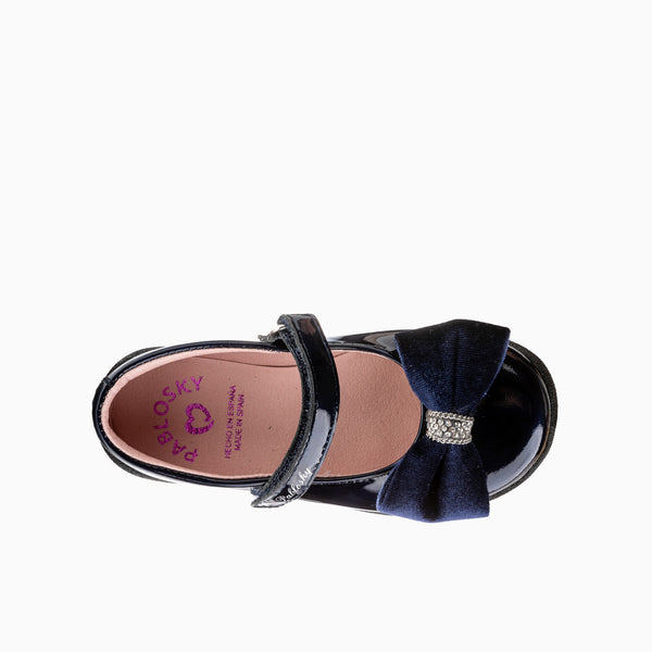Pablosky Bailarinas De Niña Color Marino Con Cierre Adherente 361229
