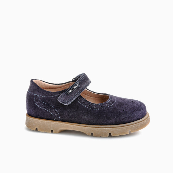 pablosky Bailarinas de Niña color Marino con Cierre adherente 360628