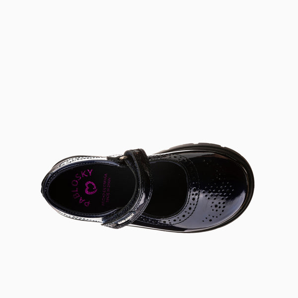 Pablosky Bailarinas De Niña Color Marino Con Cierre Adherente 360229