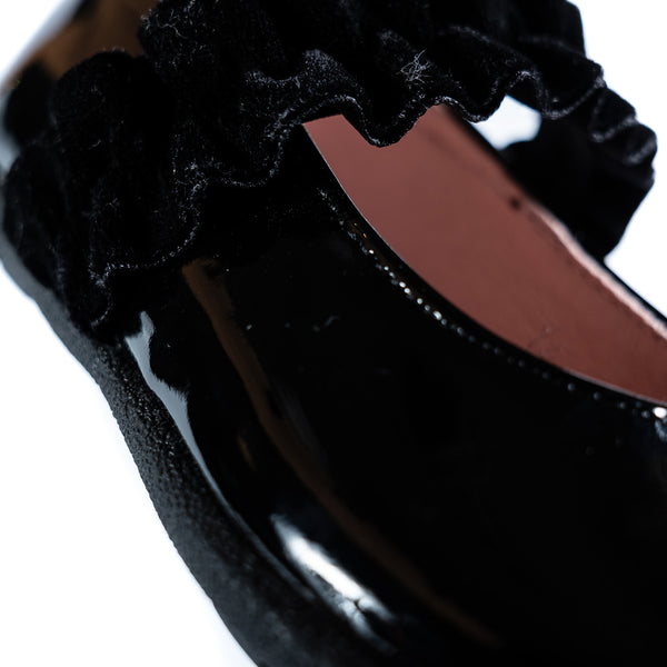 Pablosky Bailarinas De Niña Color Negro Con Elástico 361319