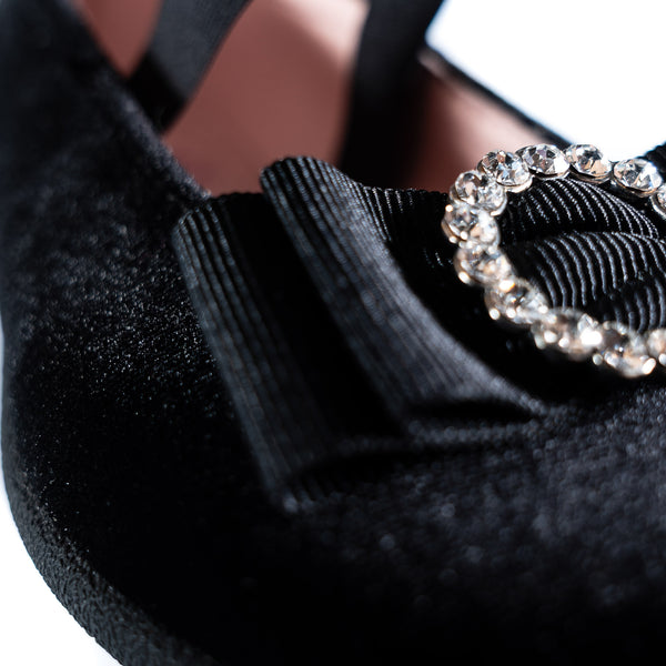 Pablosky Bailarinas De Niña Color Negro Con Elástico 361417