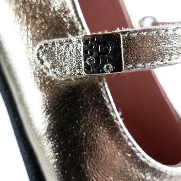 Pablosky Bailarinas De Niña Color Oro Con Cierre Adherente 361180