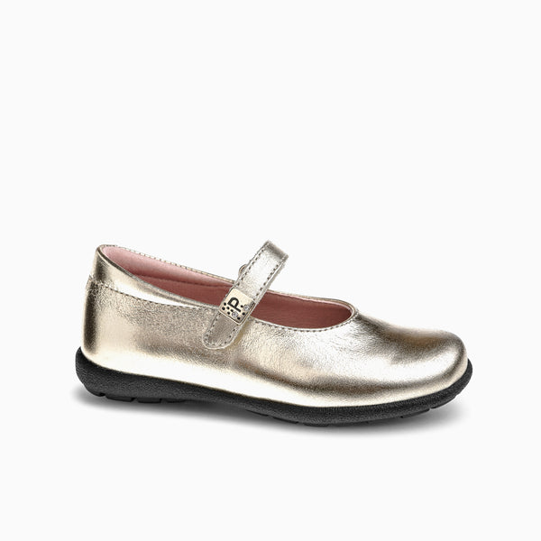 pablosky Bailarinas de Niña color Oro con Cierre adherente 361180