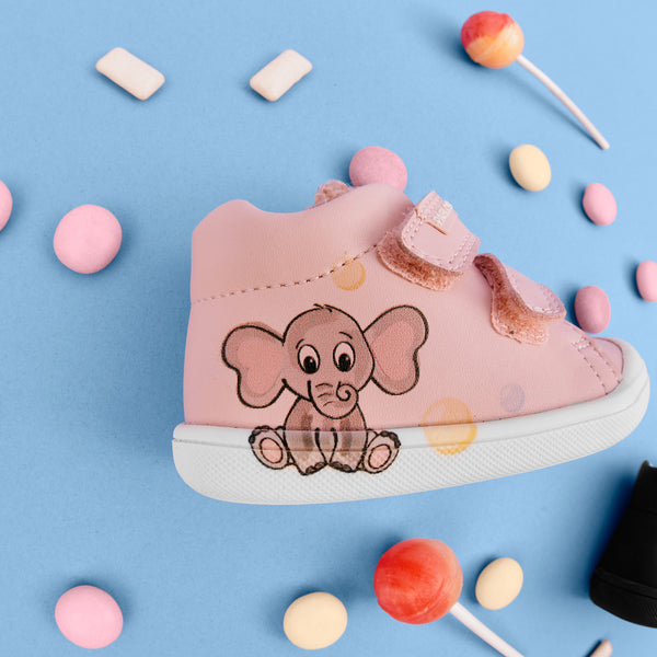 Pablosky Botas De Bebé Niña Color Rosa Con Cierre Adherente 061275