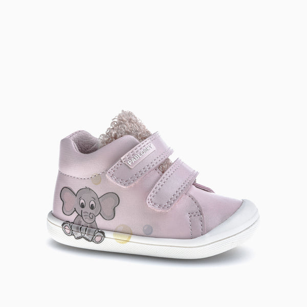pablosky Botas de Bebé Niña color Rosa con Cierre adherente 061275