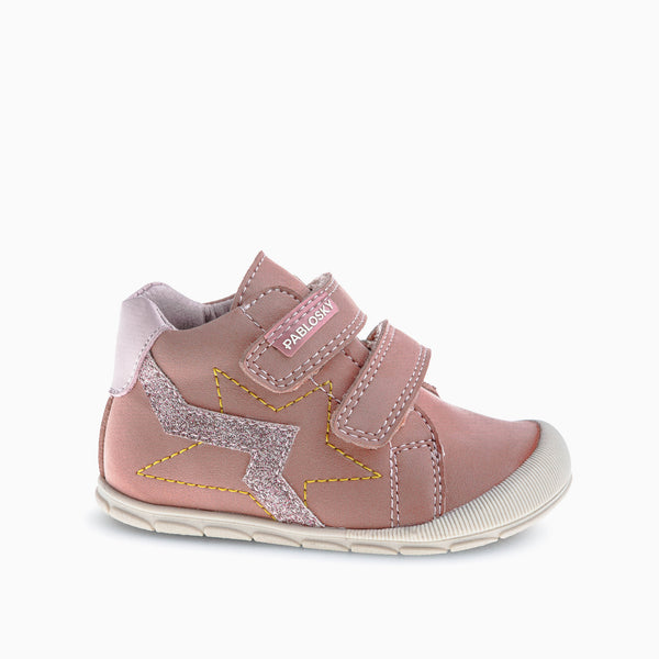 pablosky Botas de Bebé Niña color Rosa con Cierre adherente 059574