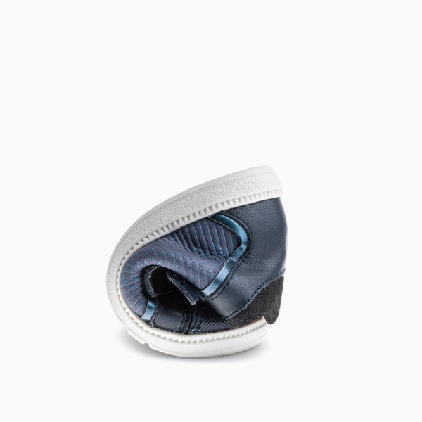 Pablosky Botas De Bebé Niña Pablosky Color Azul De Piel Con Cierre Adherente 047422