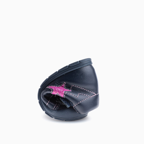 Pablosky Botas De Bebé Niña Pablosky Color Azul De Piel Con Cierre Adherente 045227