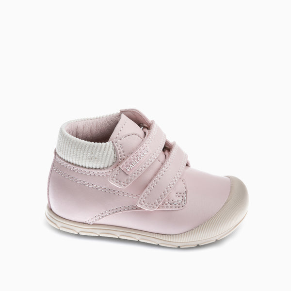 pablosky Botas de Bebé Niña Pablosky color Rosa de Leader-tech con Cierre adherente 045175