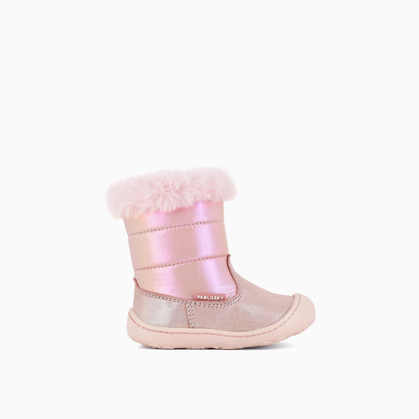 Pablosky Botas De Bebé Niña StepEasy 018470 De Piel Color Rosa