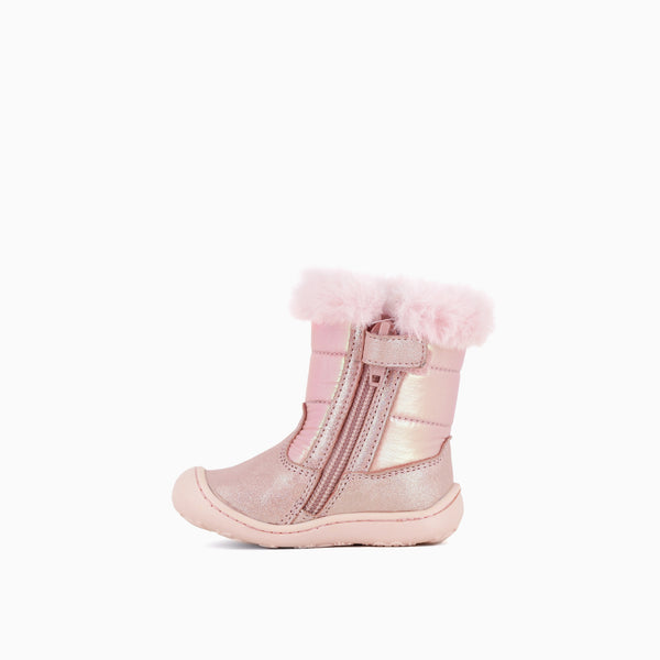 Pablosky Botas De Bebé Niña StepEasy 018470 De Piel Color Rosa