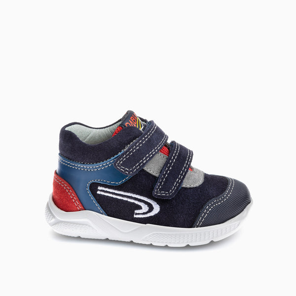 pablosky Botas de Bebé Niño Pablosky color Azul de Piel con Cierre adherente 047826