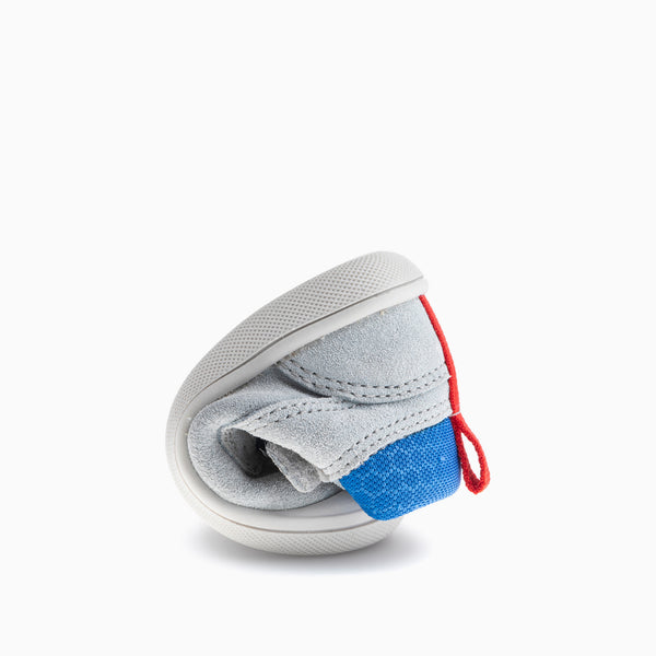 Pablosky Botas De Bebé Niño Pablosky Color Azul De Piel Con Cierre Adherente 044157