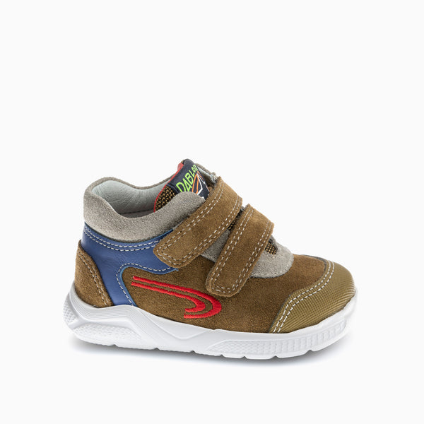 pablosky Botas de Bebé Niño Pablosky color Verde de Piel con Cierre adherente 047888