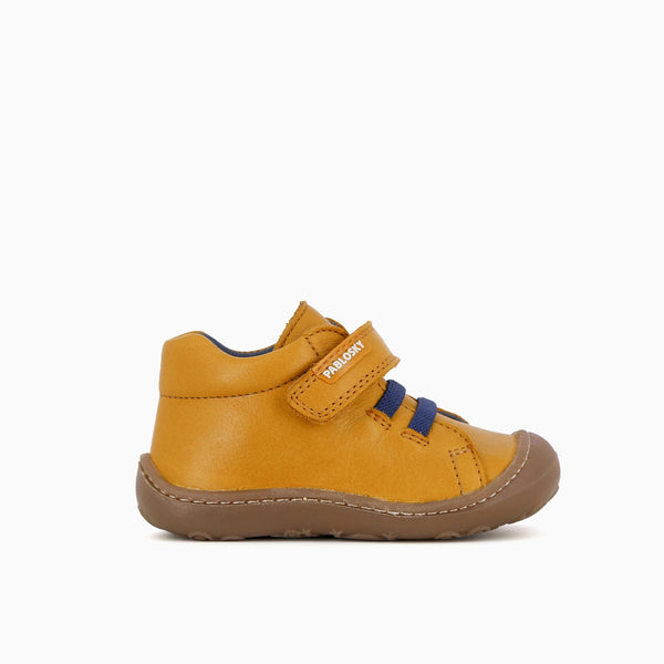 Pablosky Botas De Bebé Niño StepEasy 017980 De Piel Color Amarillo