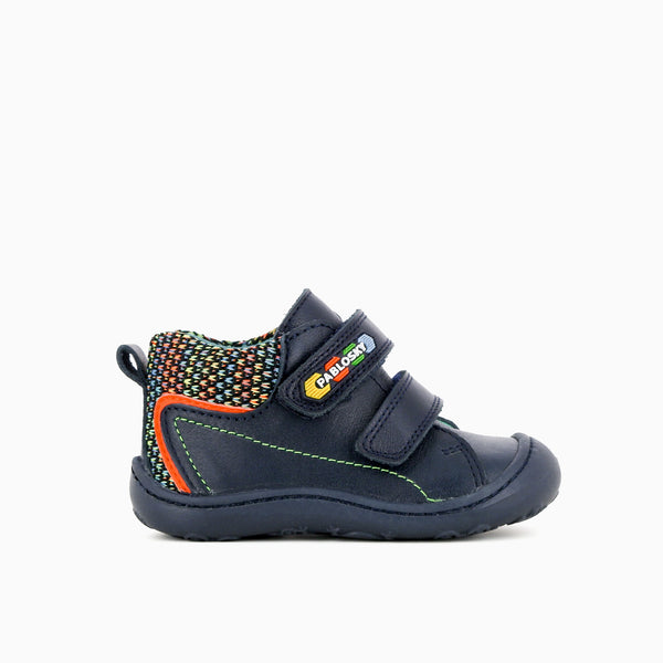 Pablosky Botas De Bebé Niño StepEasy 018120 De Piel Color Azul Marino