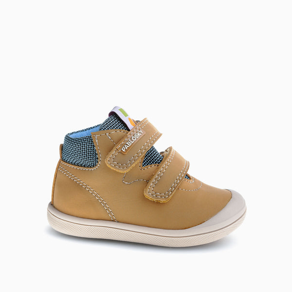 pablosky Botas de Bebé Unisex color Amarillo con Cierre adherente 061187