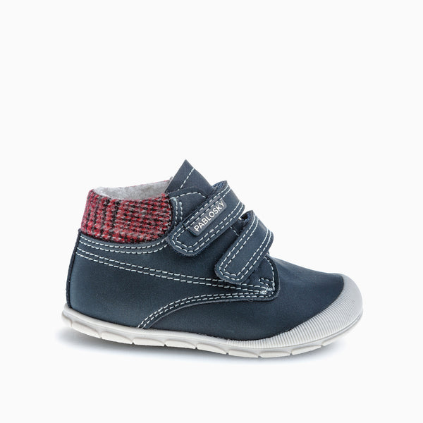 pablosky Botas de Bebé Unisex color Marino con Cierre adherente 059424