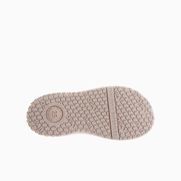 Pablosky Botas De Niña Color Beige Con Cordones Y Cremallera 445535