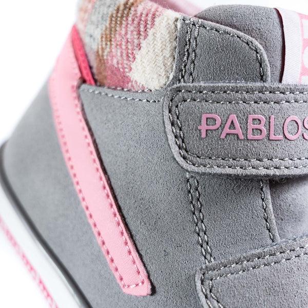 Pablosky Botas De Niña Color Gris Con Cierre Adherente 983650