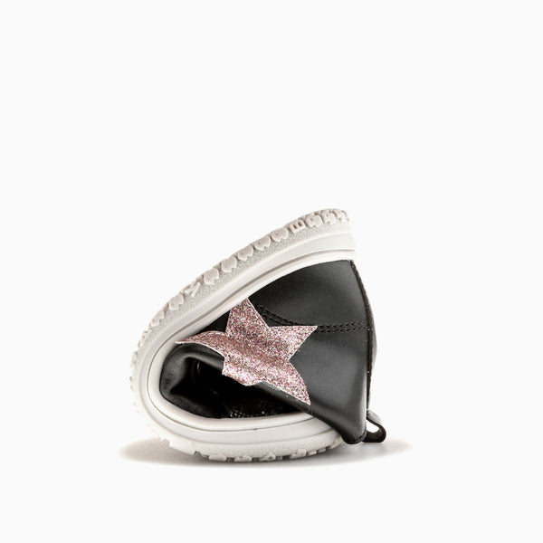 Pablosky Botas De Niña Color Negro Con Cordones Y Cremallera 445515