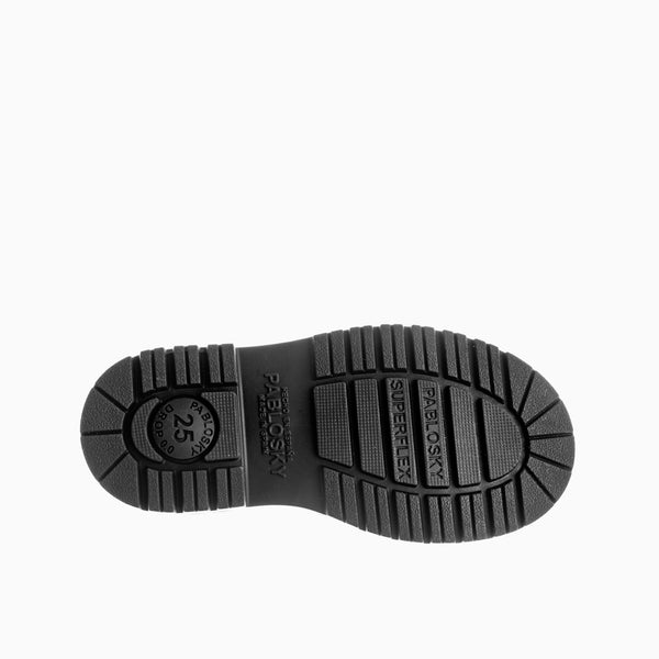 Pablosky Botas De Niña Color Negro Con Cordones Y Cremallera 445115
