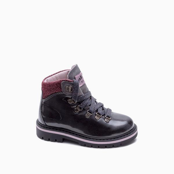 pablosky Botas de niña Pablosky 414059 de piel color gris