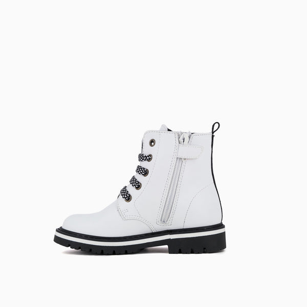 Pablosky Botas De Niña Pablosky 414205 Con Cremallera Color Blanco