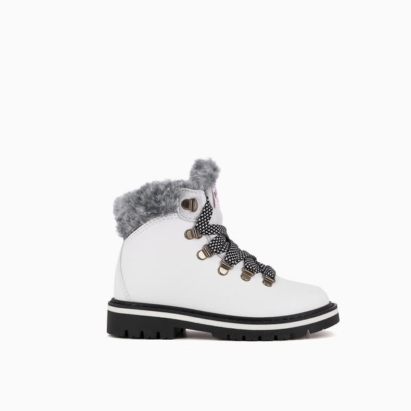 Pablosky Botas De Niña Pablosky 414305 Con Cordones Color Blanco