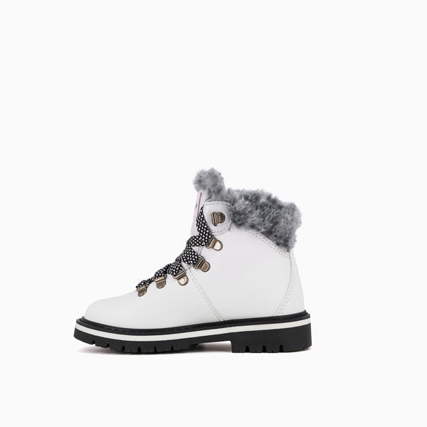 Pablosky Botas De Niña Pablosky 414305 Con Cordones Color Blanco