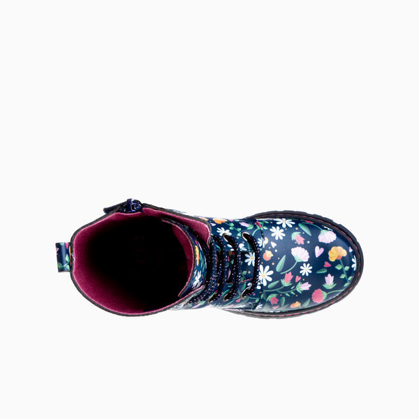 Pablosky Botas De Niña Pablosky Color Azul De Leader-tech Con Cordones Y Cremallera 434025