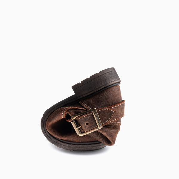 Pablosky Botas De Niña Pablosky Color Marrón De Piel Con Cremallera 435597