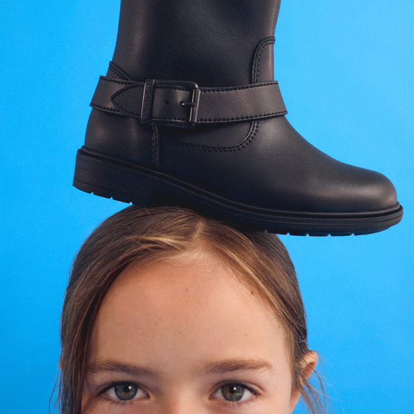 Pablosky Botas De Niña Pablosky Color Negro De Leader-tech Con Cremallera 435615