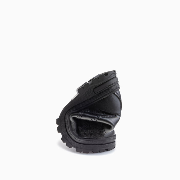 Pablosky Botas De Niña Pablosky Color Negro De Leader-tech Con Cordones Y Cremallera 433115