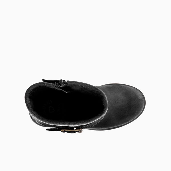 Pablosky Botas De Niña Pablosky Color Negro De Piel Con Cremallera 435518