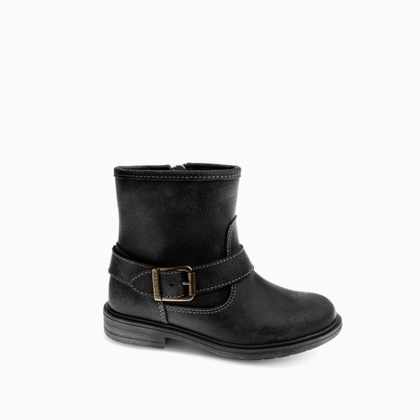 pablosky Botas de Niña Pablosky color Negro de Piel con Cremallera 435518 pablosky Botas de Niña Pablosky color Negro de Piel con Cremallera 435518