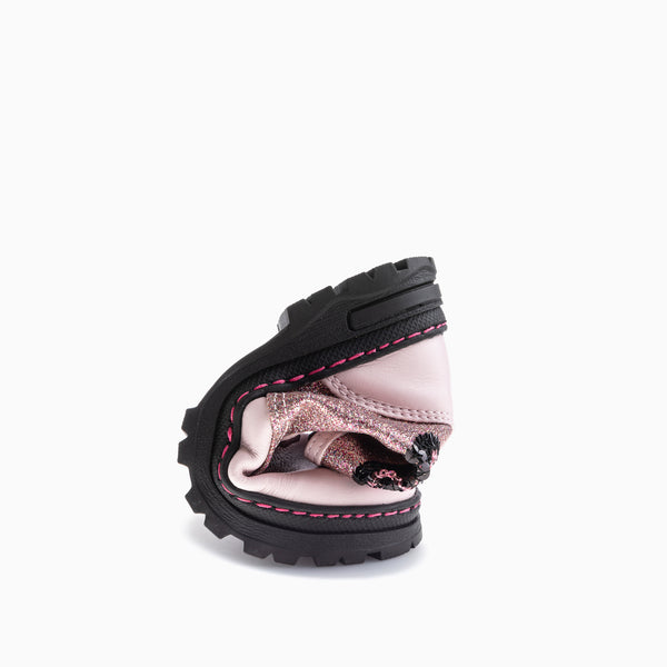 Pablosky Botas De Niña Pablosky Color Rosa De Leader-tech Con Cordones Y Cremallera 433975