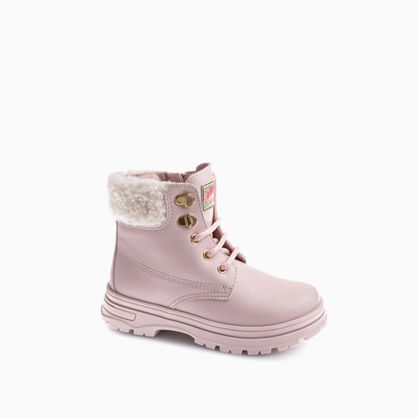 pablosky Botas de Niña Pablosky color Rosa de Leader-tech con Cordones y cremallera 433175