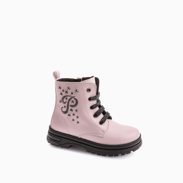 pablosky Botas de Niña Pablosky color Rosa de Leader-tech con Cordones y cremallera 433575