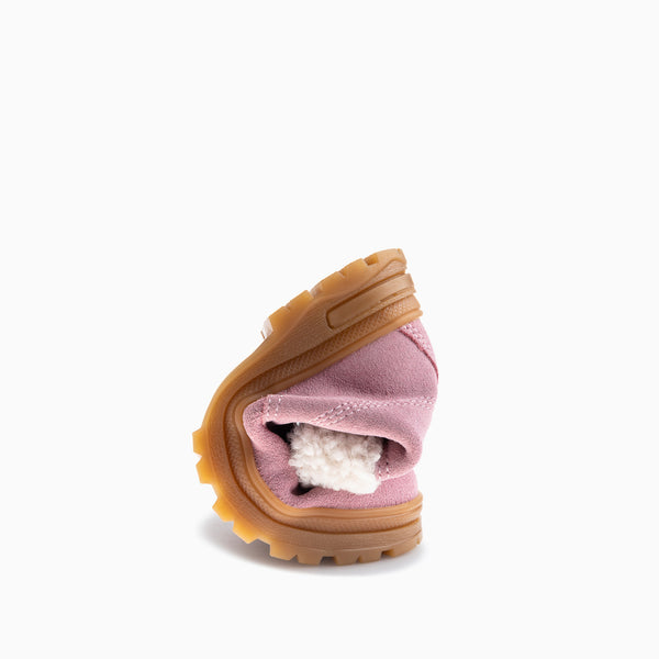 Pablosky Botas De Niña Pablosky Color Rosa De Piel Con Cordones Y Cremallera 433278