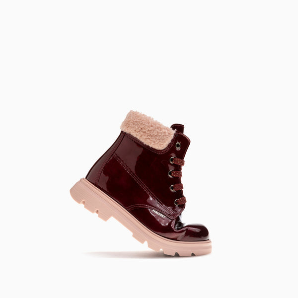 Pablosky Botas De Niña Pablosky De Piel Con Cordones Y Cremallera 425569