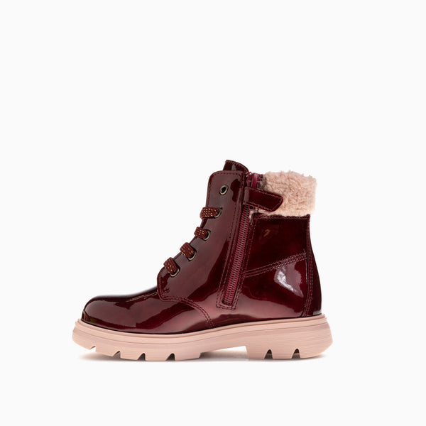 Pablosky Botas De Niña Pablosky De Piel Con Cordones Y Cremallera 425569