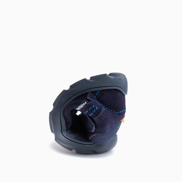 Pablosky Botas De Niño Pablosky Color Azul De Piel Con Cierre Adherente 514926