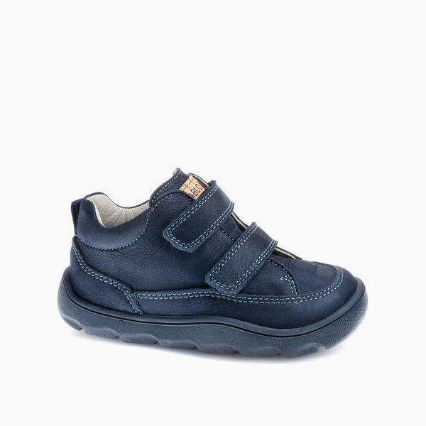 pablosky Botas de Niño Pablosky color Azul de Piel con Cierre adherente 515027