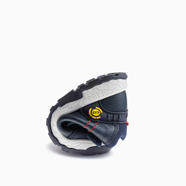 Pablosky Botas De Niño Pablosky Color Azul De Piel Y Textil Técnico Con Cierre Adherente 515723