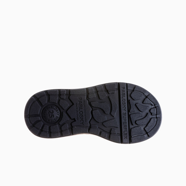 Pablosky Botas De Niño Pablosky Color Azul De Piel Y Textil Técnico Con Cierre Adherente 515723